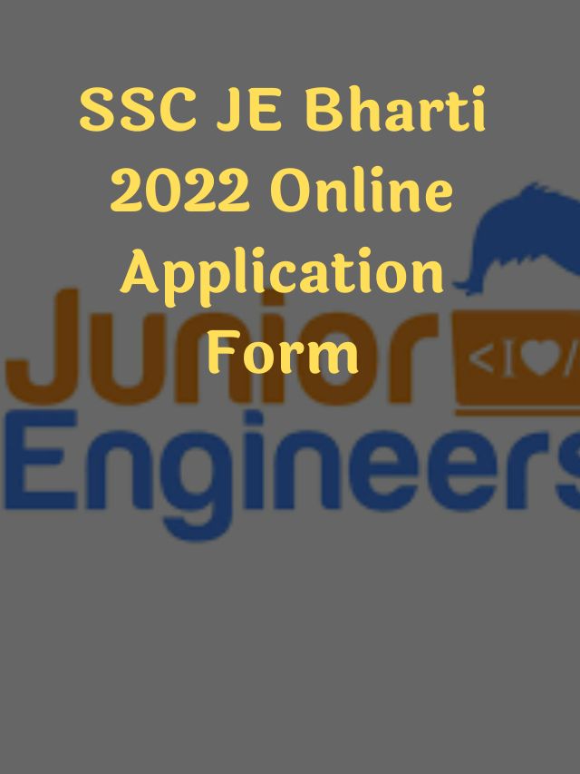 SSC JE Bharti 2022