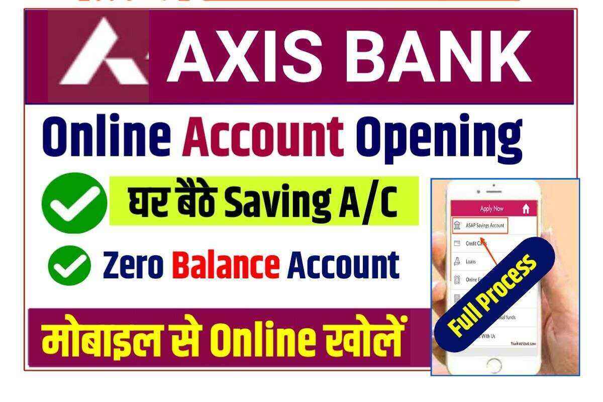 Axis Bank Zero Balance Account Open 2022
