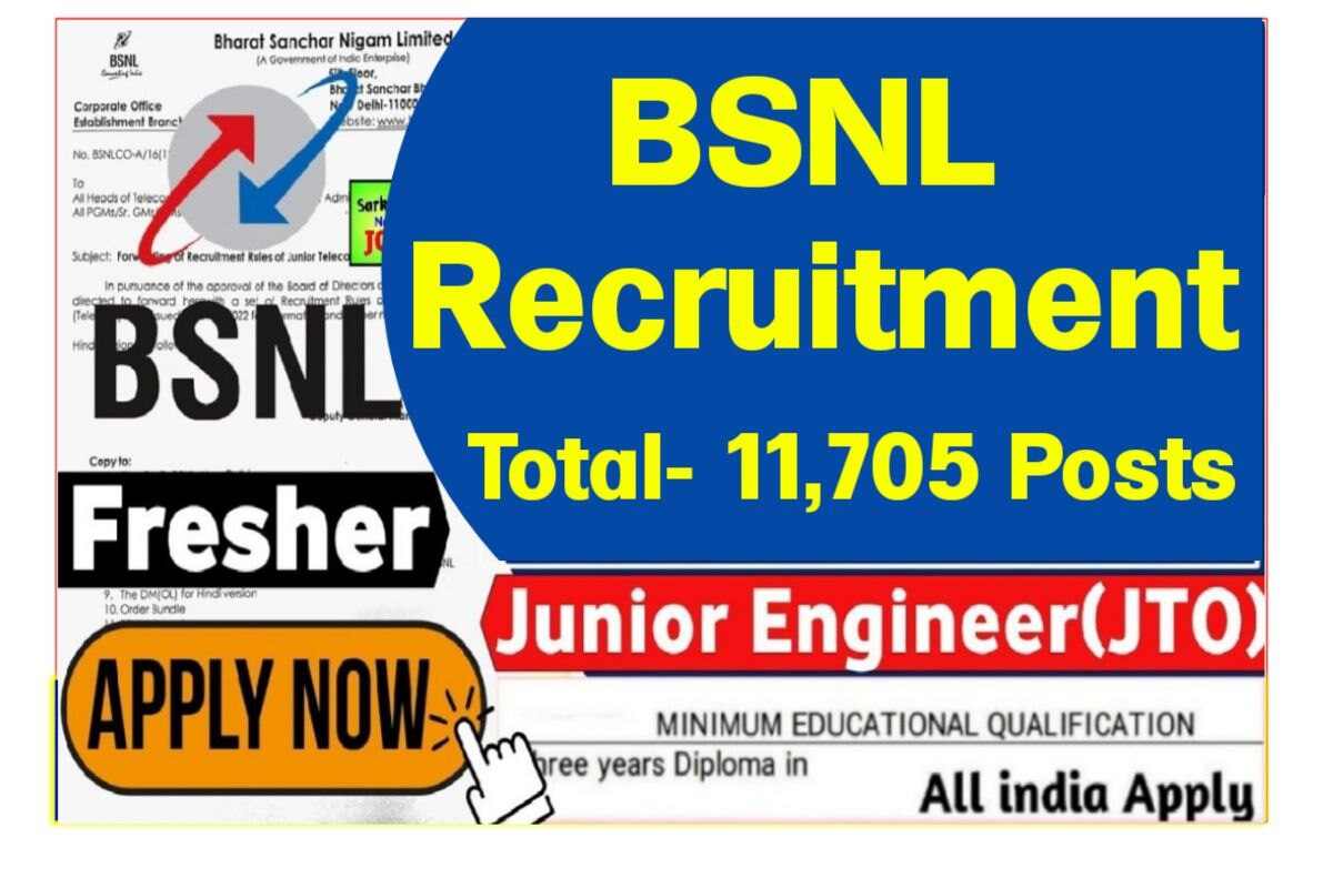 BSNL JTO Recruitment 2023 Notification