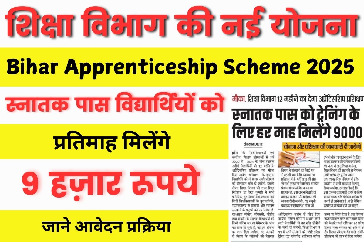 Bihar National Apprenticeship Scheme 2025