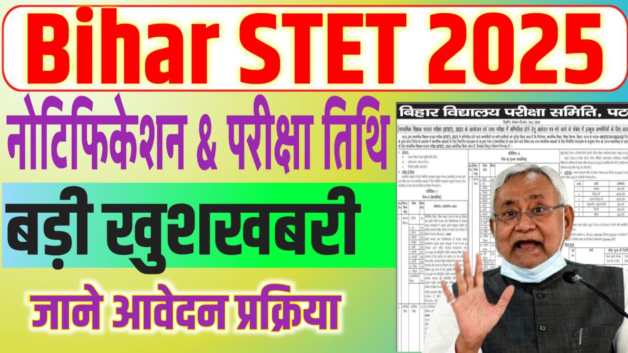 Bihar STET 2 Notification 2025