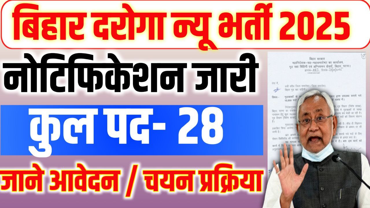 Bihar Police SI Prohibition Vacancy 2025