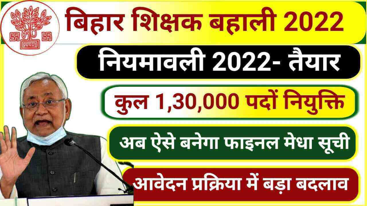 Bihar Teacher Niyojan 2022