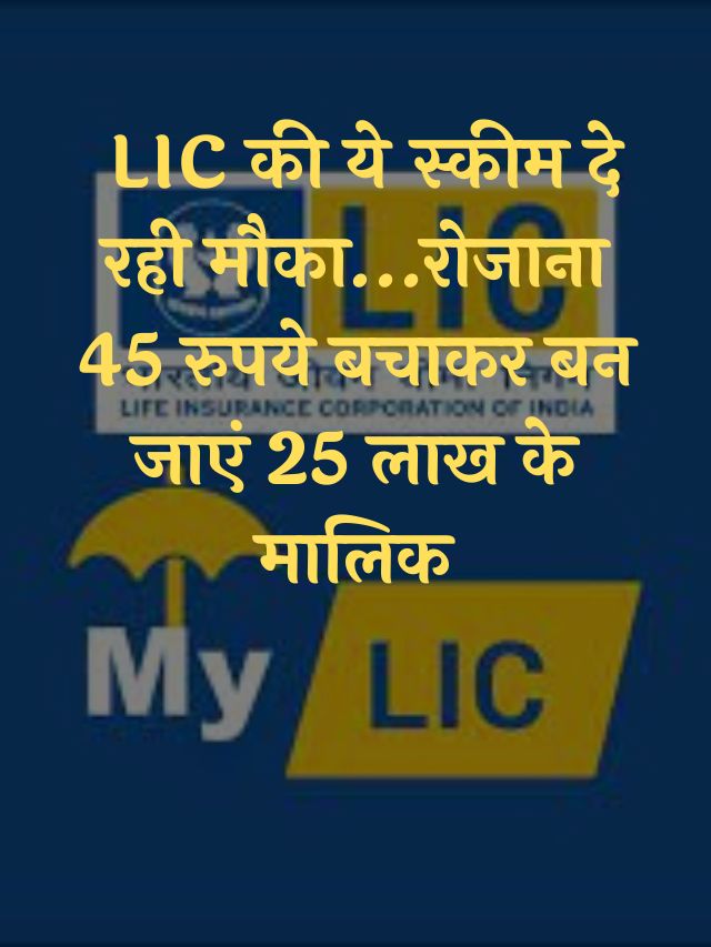 _LIC की ये स्कीम दे रही मौका…रोजाना 45 रुपये बचाकर बन जाएं 25 लाख के मालिक