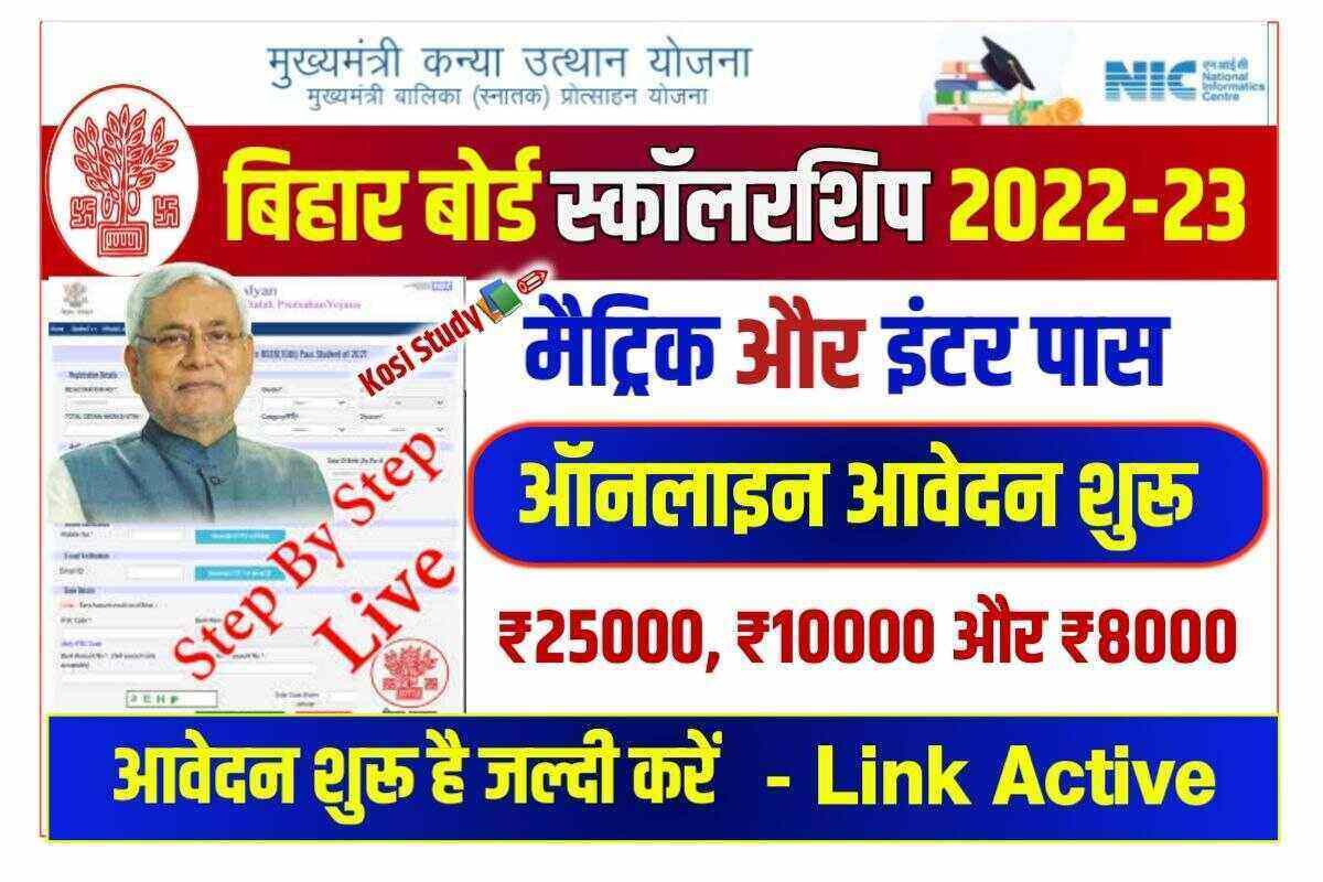 Bihar Board Matric Inter Scholarship 2022-23