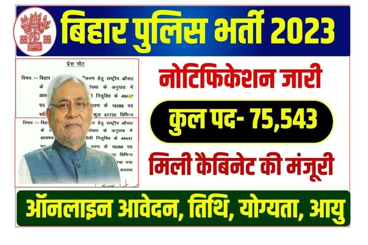 Bihar Police Bharti 2023 Notification