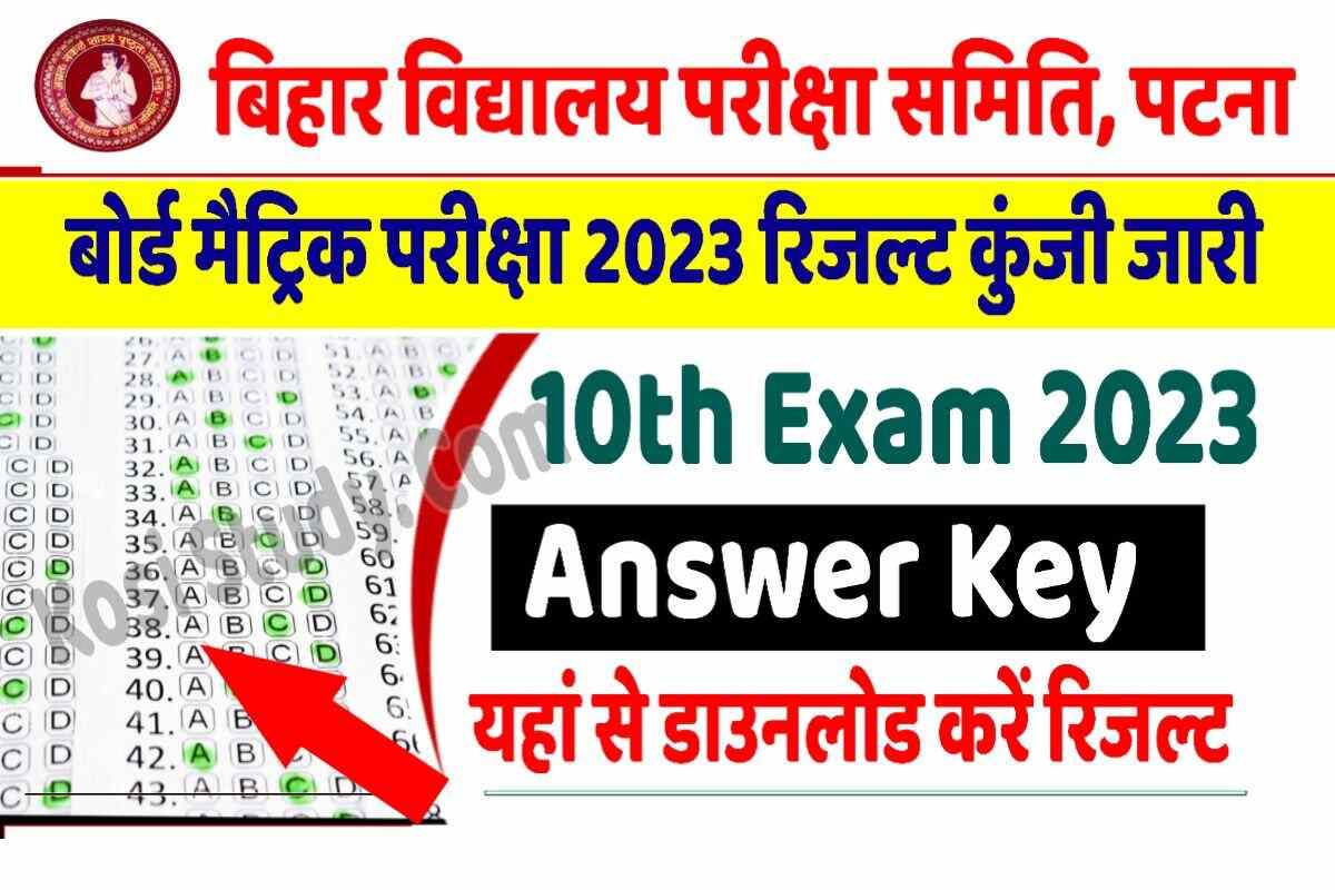 BSEB 10th Answer Key 2023