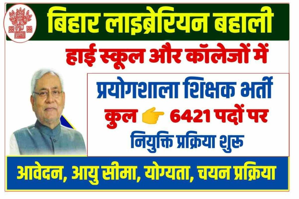 Bihar Librarian Post Recruitment 2023 Notification 1024x683 
