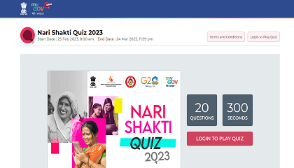 Nari Shakti Quiz 2023