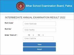 bihar board inter result check 2023