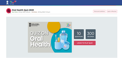 Oral Health Quiz 2023