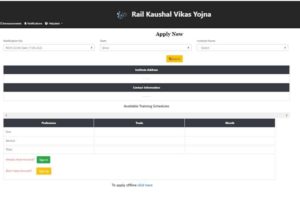 Rail Kaushal Vikas Yojana 2023 Apply Online