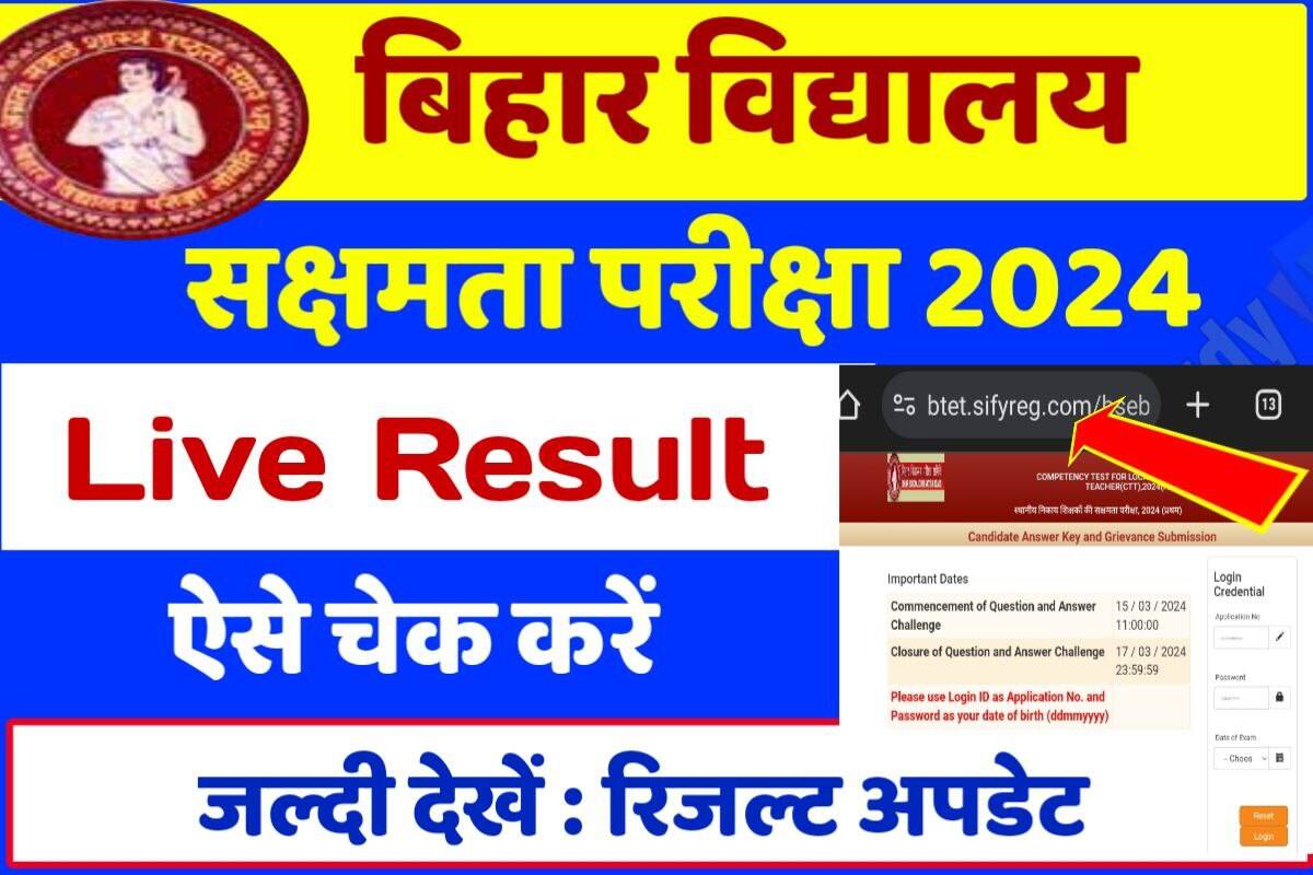 BSEB Shakshamta Pariksha Result 2024